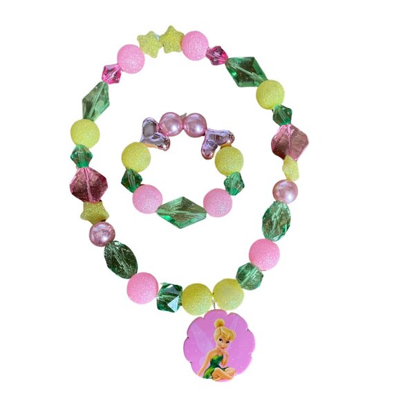 Tinker Bell Necklace and Bracelet Set - Picture 1 of 3